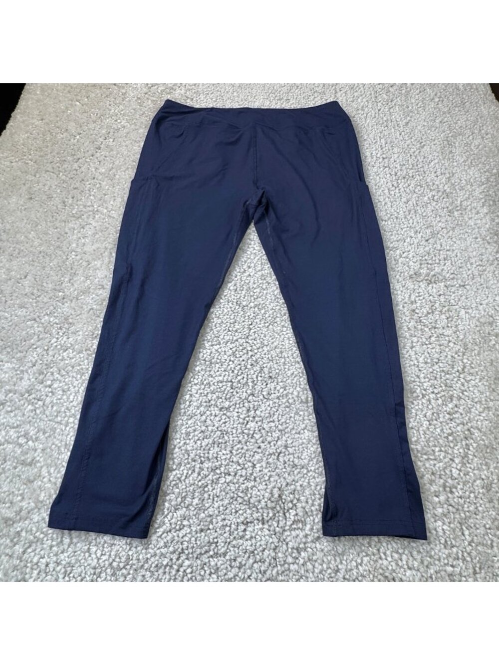 Lululemon Softy Suedy High Rise Pocket Legging Navy Blue Womens 12